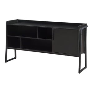 Szafka pod telewizor Storfjord 120x34x63 cm czarna [en.casa]
