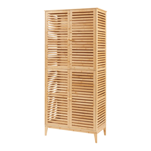 Szafka łazienkowa Raurgela 180x80x40 cm bambus [en.casa]