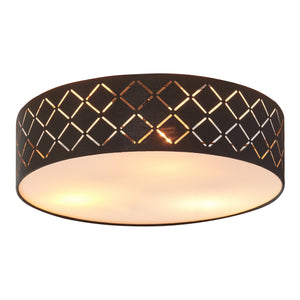 Lampa sufitowa wnękowa czarna/biała [lux.pro]