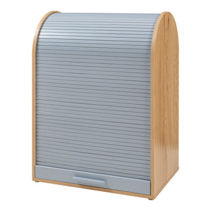 Szafka roletowa Kavlinge 80x60x40 cm bambus/szary [en.casa]
