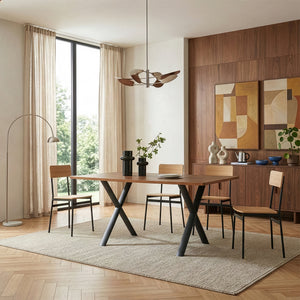 Stelaż stołu Klixjö zestaw 2 szt. stal 72x70x10 cm czarny [en.casa]