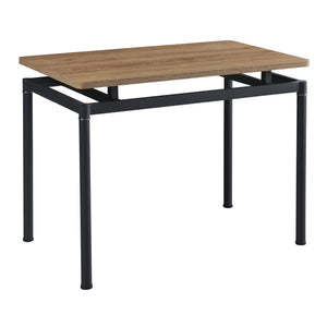 Zestaw jadalniany Hemnes 5-częściowy dąb/ciemnoszary [en.casa]