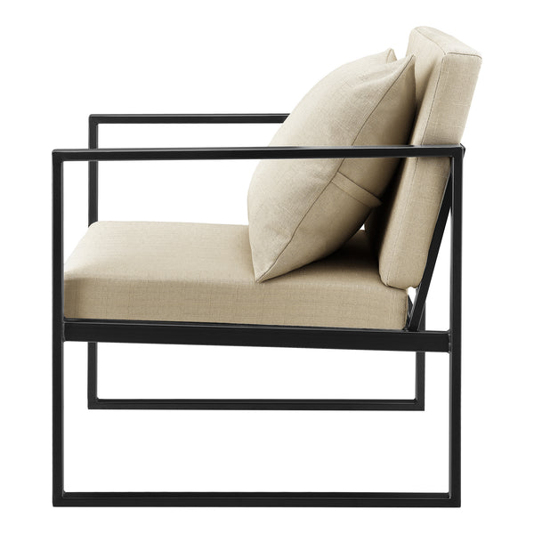 [en.casa]® Fotel z poduszką 2 szt. 70 x 60cm (różne kolory)