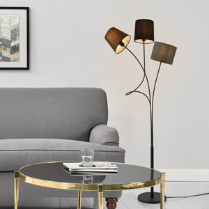Lampa podłogowa Treviso 146 cm 3 żarówki E14 Max. 40W Metal Wielokolorowy lux.pro