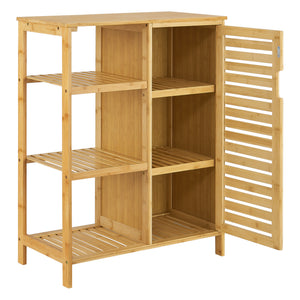 Szafka łazienkowa Vetlanda bambus 87x66x33 cm [en.casa]