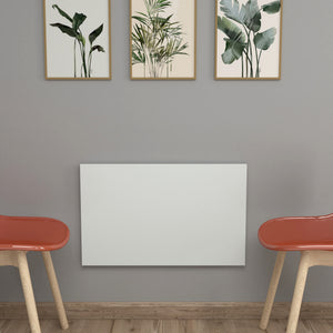 Klepp składany stolik ścienny 72x45cm biały [en.casa]