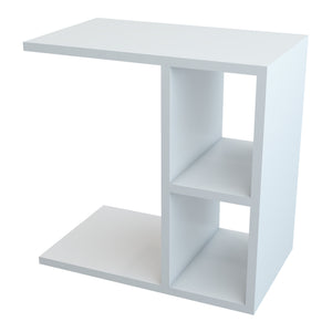 Stolik boczny Ravnsborg 50x50x30 cm biały [en.casa]