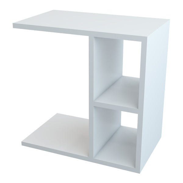 Stolik boczny Ravnsborg 50x50x30 cm biały [en.casa]