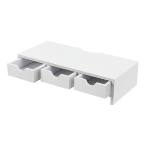 Podstawka pod monitor Ruovesi 12x51x25cm biała [en.casa]