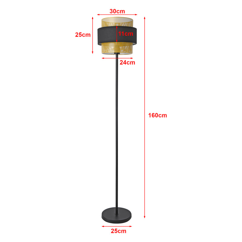 Szkic wymiarowy Lampa podłogowa Albans [lux.pro]