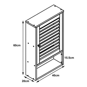 Szafka łazienkowa Gjesdal 60x40x20 cm bambus [en.casa]