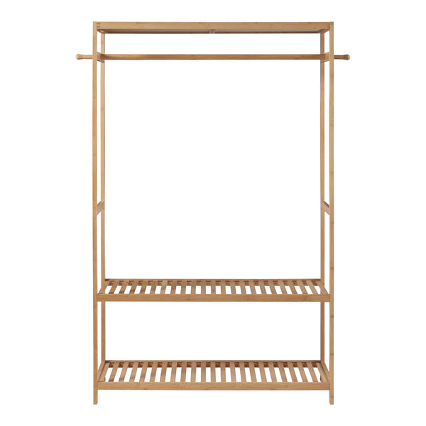 Wieszak na płaszcze Herøy 165x100x35cm bambus [en.casa]