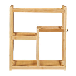 Półka łazienkowa Höör 42x37x17 cm bambus [en.casa]