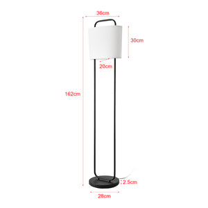 Lampa podłogowa Meløy Czarny/Biały [lux.pro]