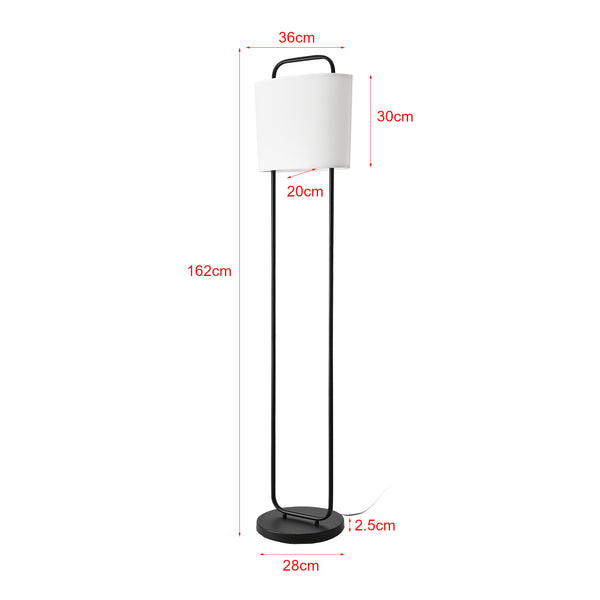 Lampa podłogowa Meløy Czarny/Biały [lux.pro]