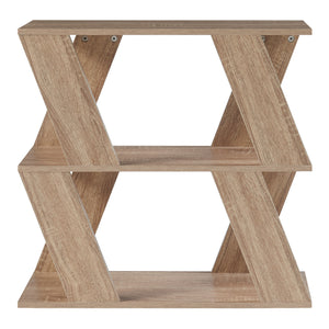 Stolik boczny Nome 60x22x57cm dąb [en.casa]