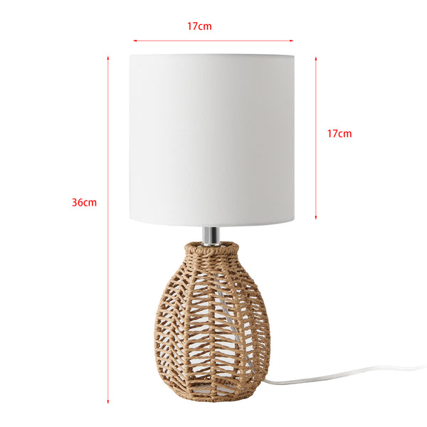 Lampa stołowa Alfreton biała [lux.pro]