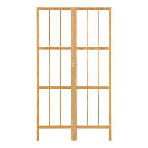 Narożna garderoba Hyllestad 165,5x92x8cm bambus [en.casa]