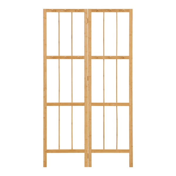 Narożna garderoba Hyllestad 165,5x92x8cm bambus [en.casa]