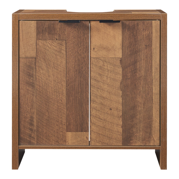 Szafka pod umywalkę Namsskogan 60x60x30cm w dekorze orzecha włoskiego [en.casa]