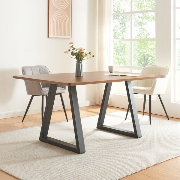 Stelaż do stołu zestaw 2 sztuk Lyngby 72x55/70cm czarny [en.casa]