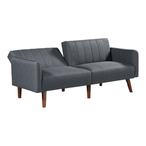 Sofa Malå z funkcją rozkładania 175x70x72 cm szara [en.casa]