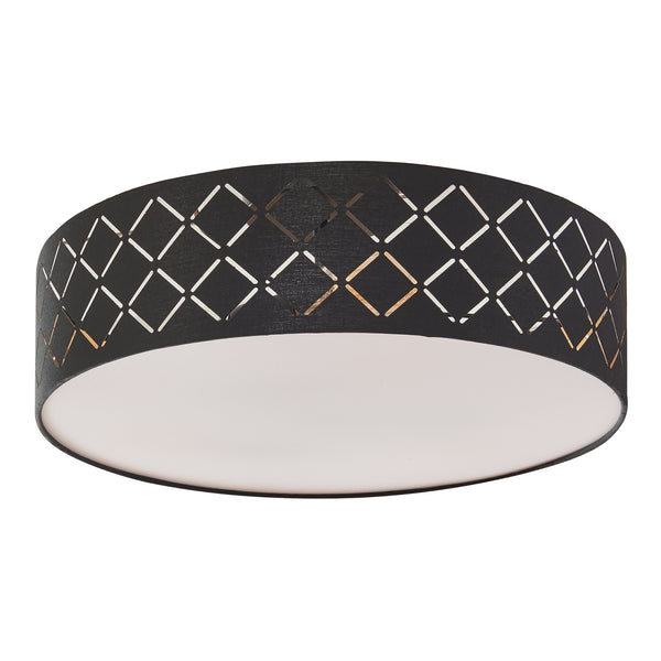 Lampa sufitowa wnękowa czarna/biała [lux.pro]
