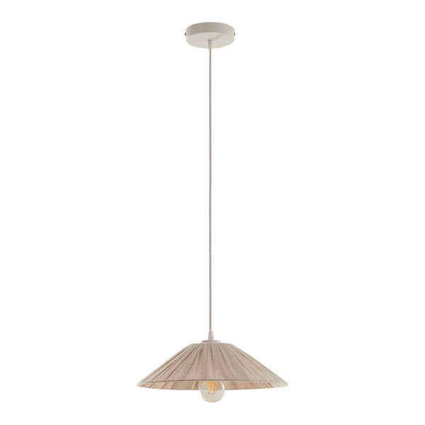 Lampa wisząca Bridge biały/beżowy [lux.pro]