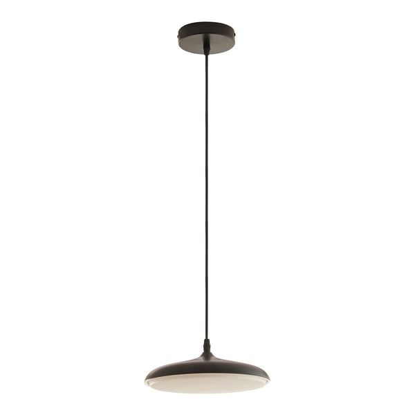 Lampa wisząca Oupilu ze zintegrowanymi diodami LED metal 120x25x25 cm czarny/biały [lux.pro]