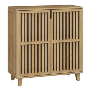 Szafka boczna Sirgerg 77x72x33 cm bambus naturalny [en.casa]