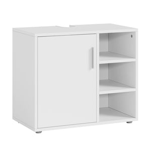 Szafka pod umywalkę Kulaik 51x60x32 cm Biała [en.casa]