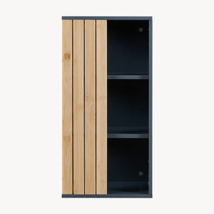 Szafka wisząca Svanes 60x30x20 cm Ciemnoszary/Naturalny [en.casa]