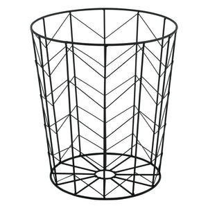 Zestaw 2 metalowych stolików bocznych Cerisey Black en.casa