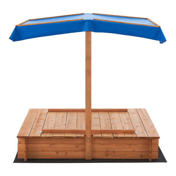 Piaskownica Kellenhusen z dachem 120x120x120cm [en.casa]