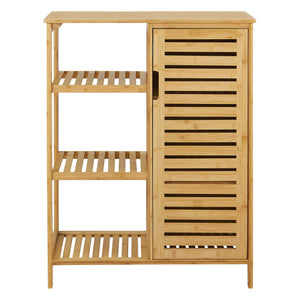 Szafka łazienkowa Vetlanda bambus 87x66x33 cm [en.casa]