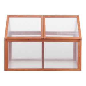 Zimna rama Duiven 100 x 55 cm drewno sosnowe [casa.pro]