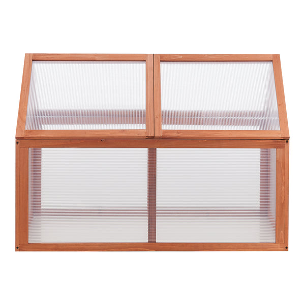 Zimna rama Duiven 100 x 55 cm drewno sosnowe [casa.pro]