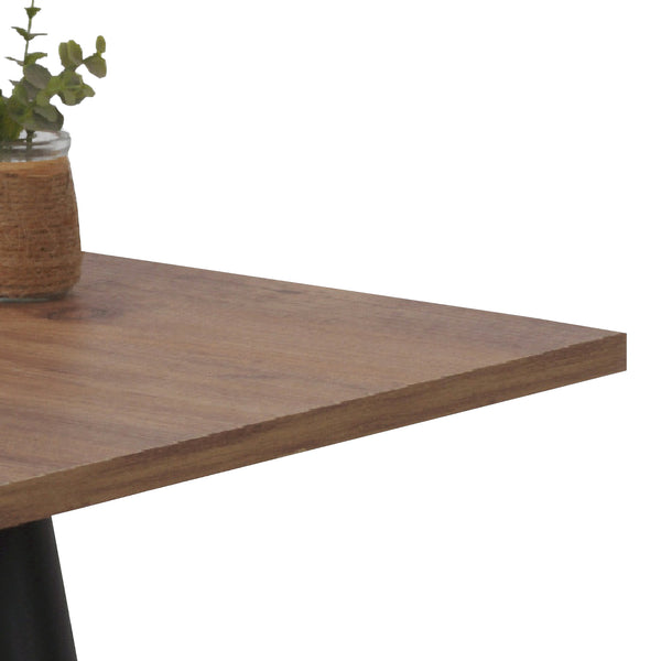 Stolik kawowy Ballerup 50 x 45 x 45 cm czarny / orzechowy [en.casa]