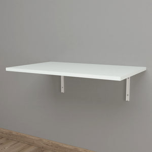 Klepp składany stolik ścienny 72x45cm biały [en.casa]