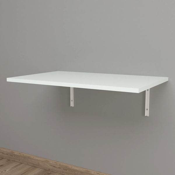 Klepp składany stolik ścienny 72x45cm biały [en.casa]