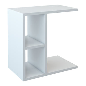 Stolik boczny Ravnsborg 50x50x30 cm biały [en.casa]