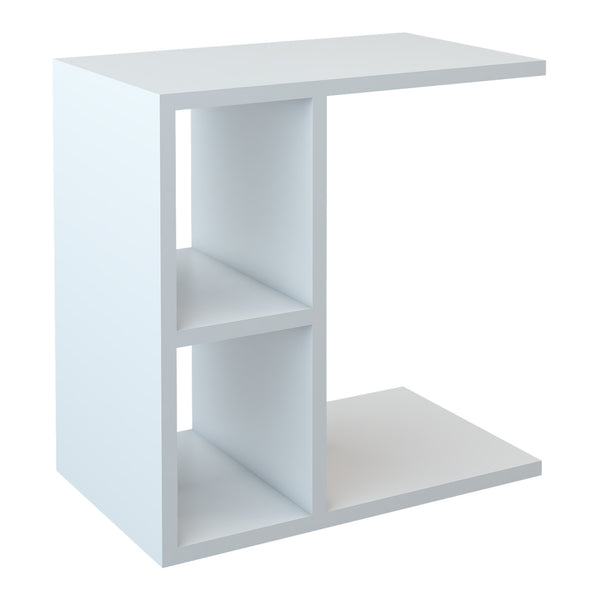 Stolik boczny Ravnsborg 50x50x30 cm biały [en.casa]