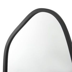 Lustro ścienne Grottole czarny mat 62x50cm [en.casa]