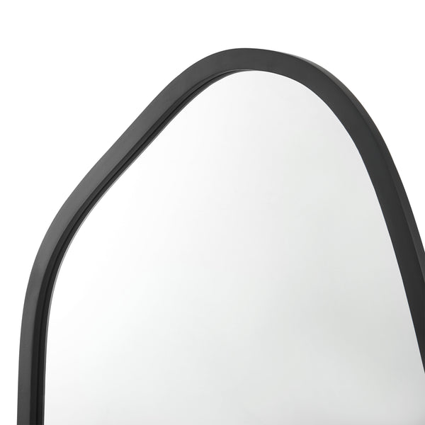 Lustro ścienne Grottole czarny mat 62x50cm [en.casa]