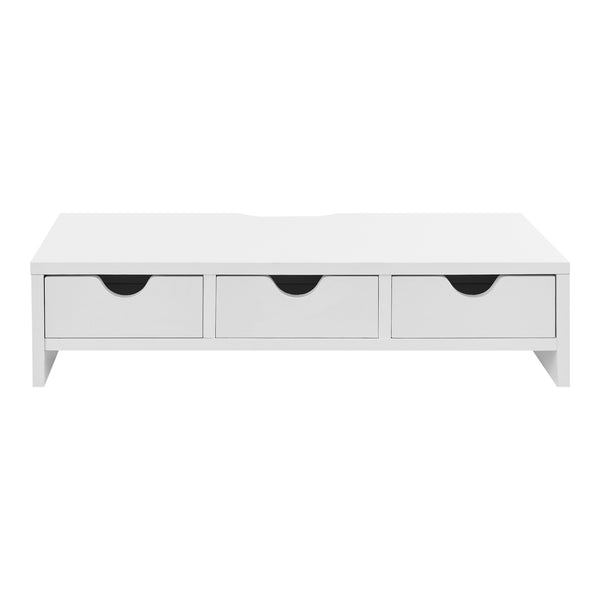 Podstawka pod monitor Ruovesi 12x51x25cm biała [en.casa]