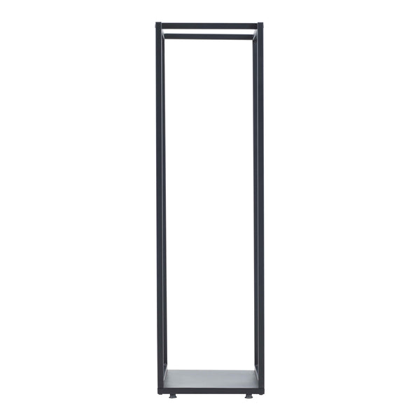 Stojak na drewno opałowe Tornved stal 35x35x120 cm czarny [en.casa]