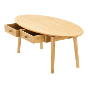 Stolik kawowy Harboøre bamboo nature [en.casa]