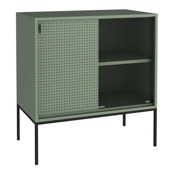 Kredens Eidsvoll 80x45x85cm zielony [en.casa]