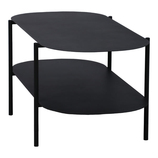 Stolik kawowy Enebakk 112x62x40,5cm czarny, matowy [en.casa]