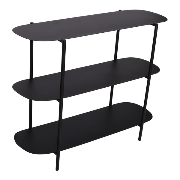 Stolik konsolowy Enebakk 70x90x32cm czarny, matowy [en.casa]